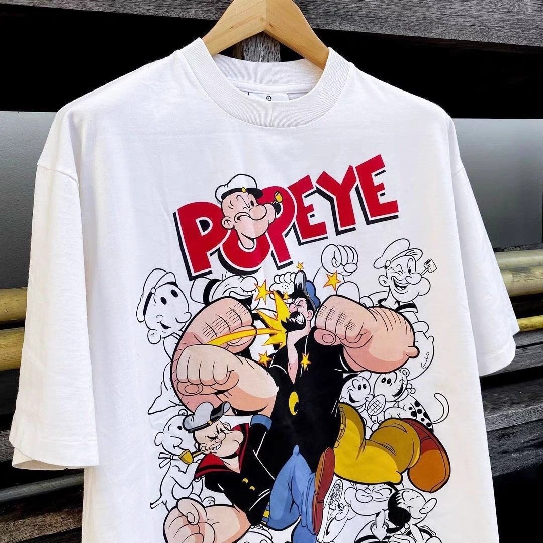 RETRO POPEYE CARTOON GRAPHIC UNISEX T-SHIRT S-5XL gallery