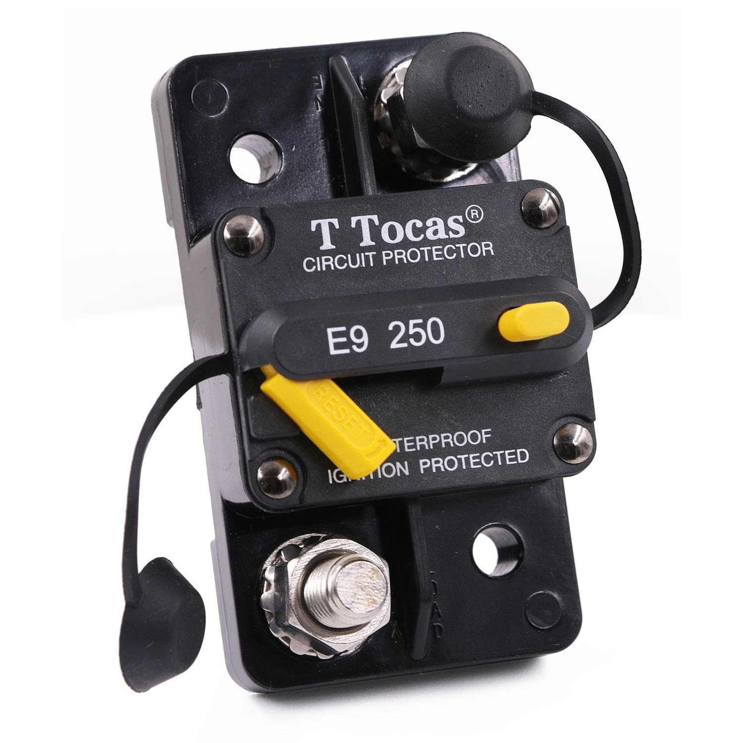 Hi-Amp E9 T3 250A 3/8″ Studs Circuit Breaker with 250A-T3, Surface-Mount