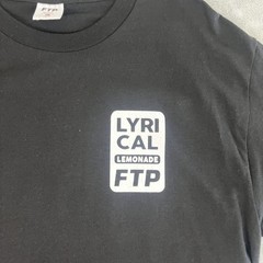 FTP Lyrical Lemonade Shirt Mens Large Black Logo Graphic Collab 2020 USA Tee