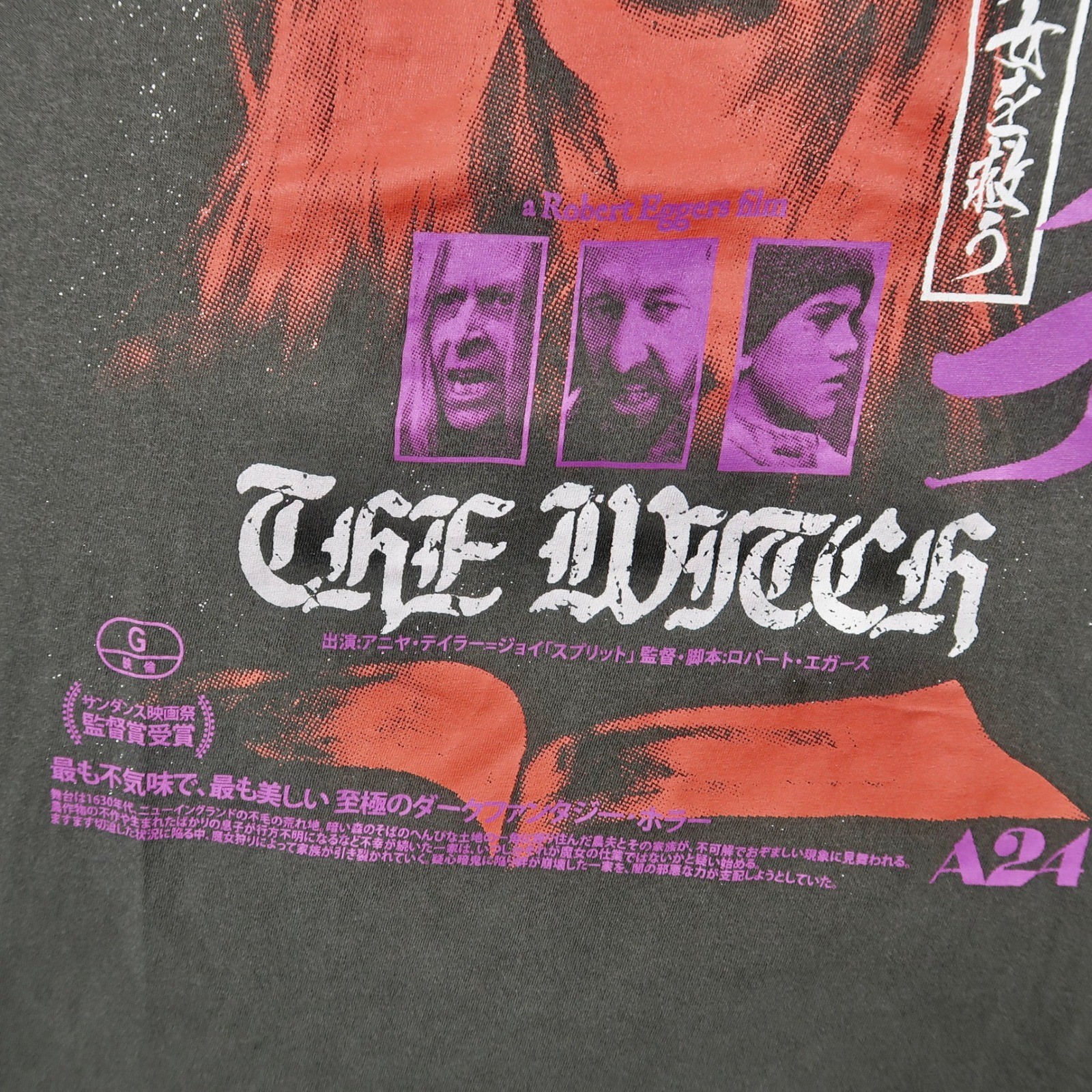Rucking Fotten The Witch A24 Horror Movie T Shirt Mens Large Comfort Colors Gray gallery