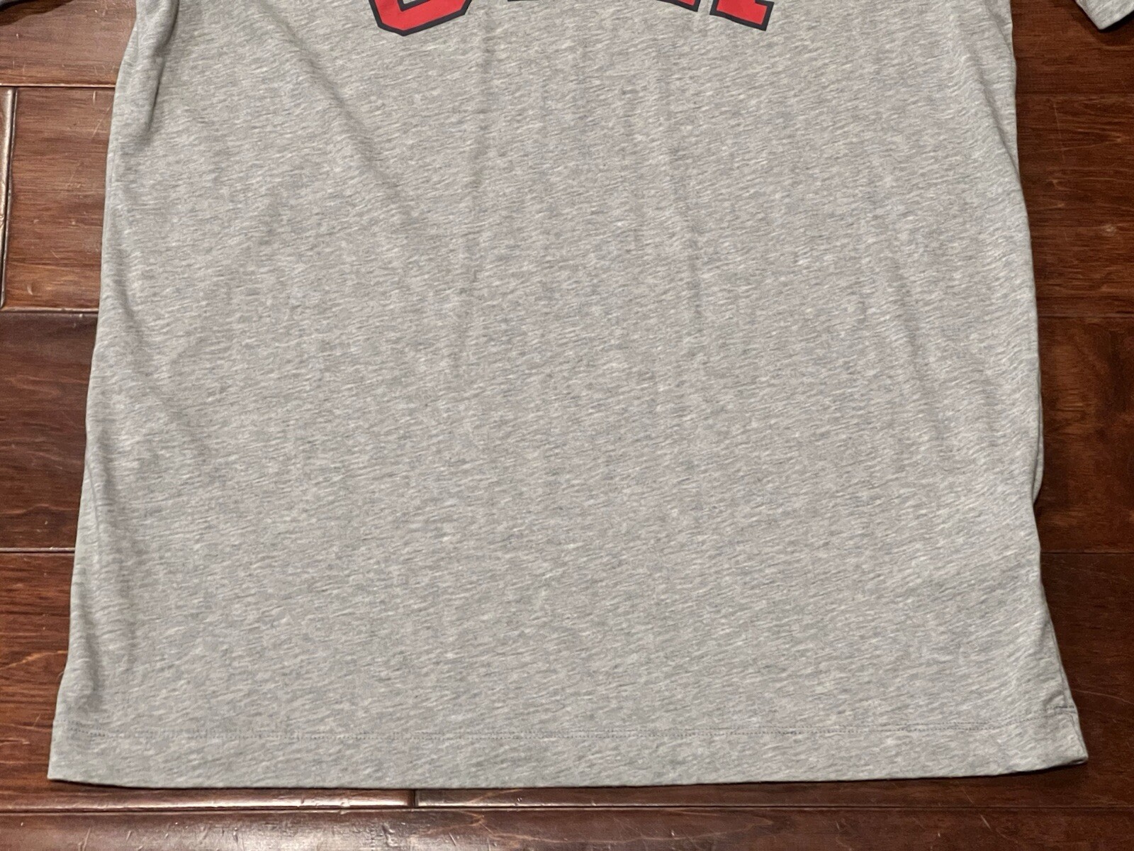 Nike USA Olympic Team Gray Red Mens Women's Small Heritage Crest Logo T Shirt gallery
