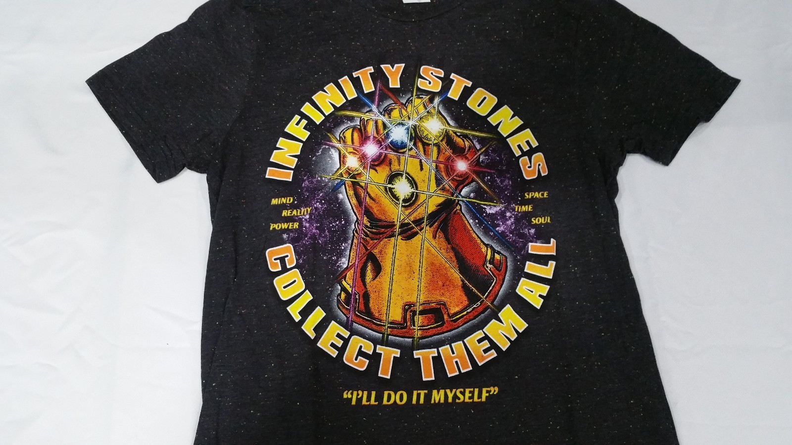 Official Marvel Thanos The Infinity Gauntlet Grey Mens T-shirt XS S M L XL gallery