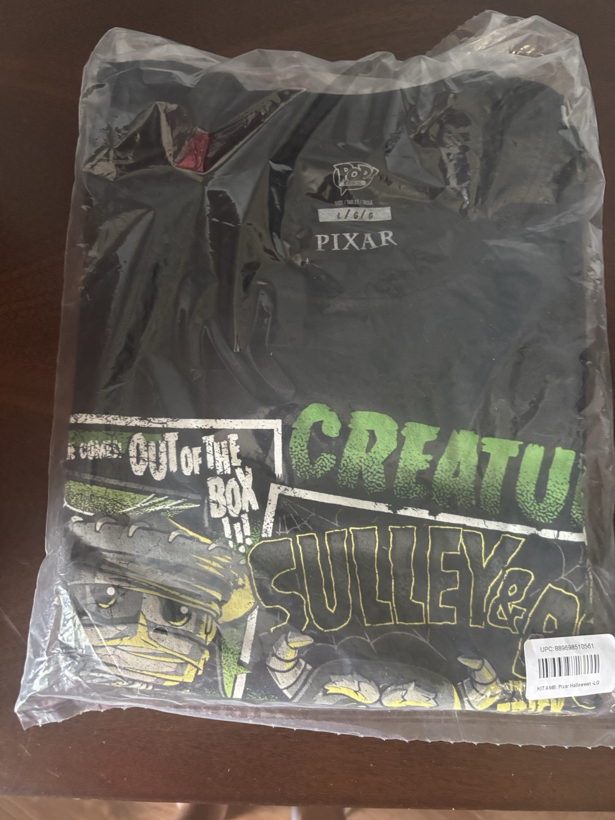 Monsters Inc. T-shirt Size L Funko Pop! Halloween Disney/Pixar Box Exclusive gallery