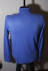 AMAZON Essentials Blue Modal Long Sleeve Turtleneck Top Men’s Size L NWT