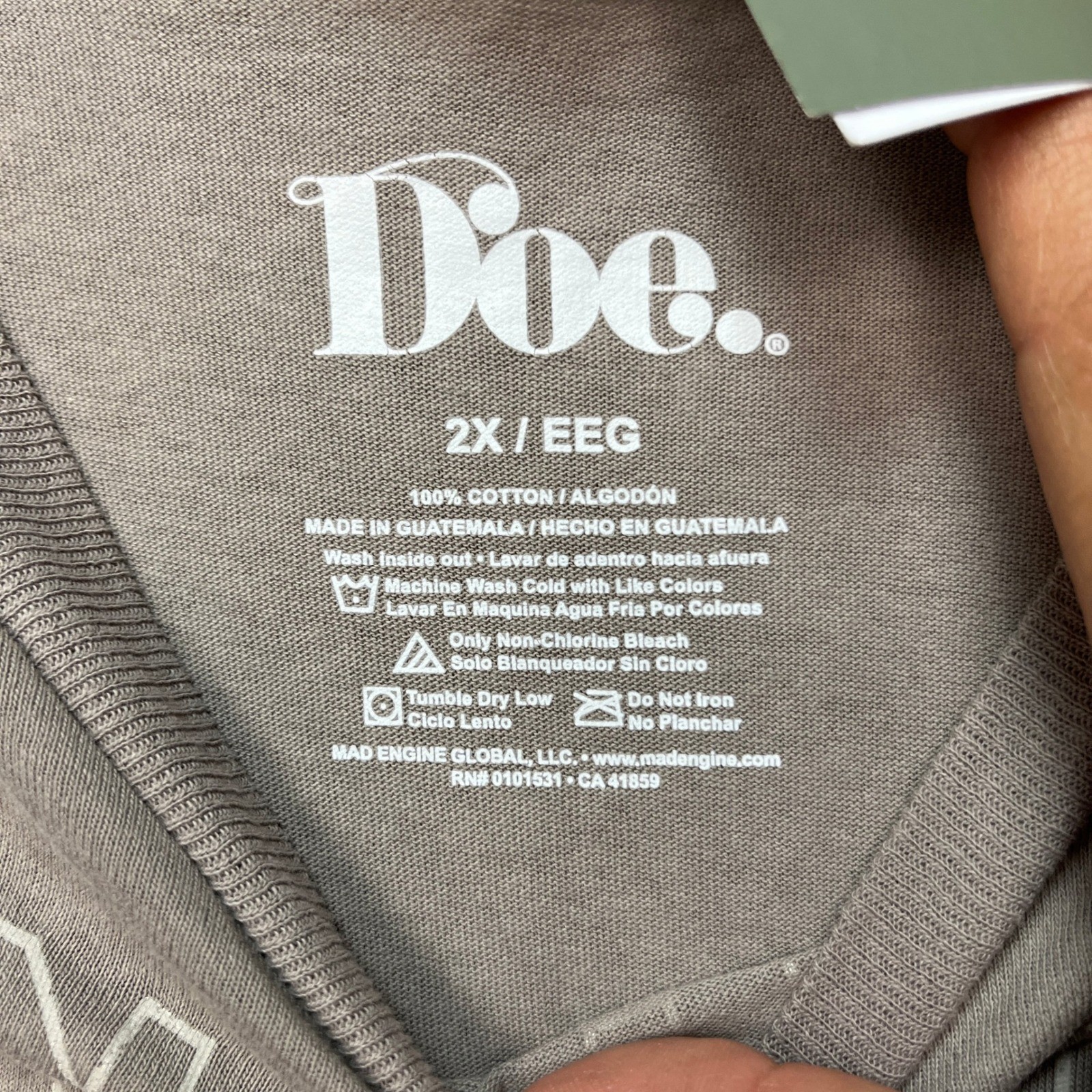 Main Street Market Vinyl Records NYC Doe T-Shirt Mens XXL Taupe Graphic NEW gallery