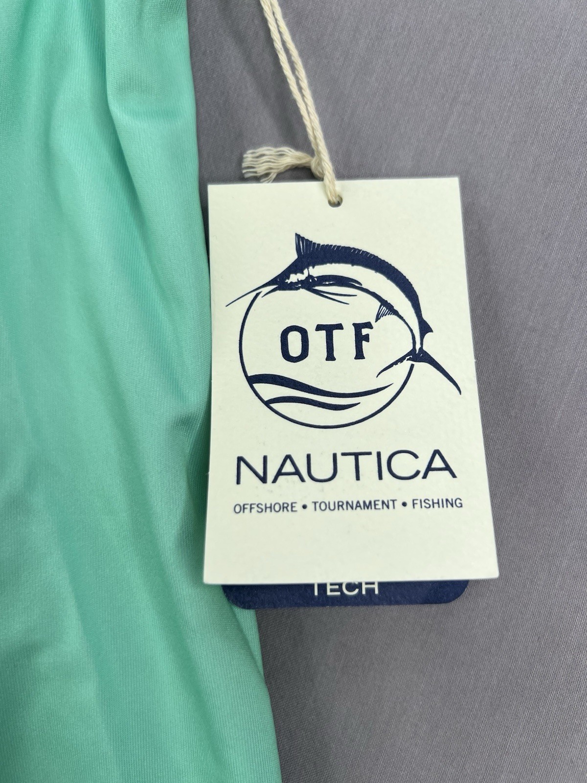 Nautica Mens OTF LS Performance Seas The Moment Fishing Shirt UPF 50+ Sz XL gallery