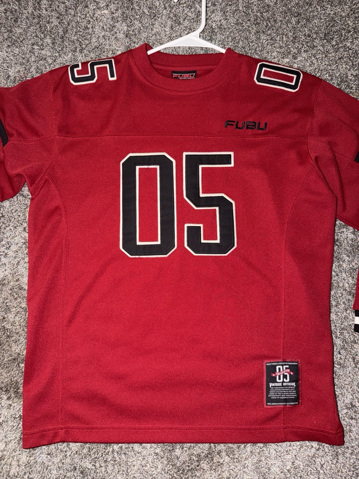 RARE Y2K FUBU OFFICIAL 05 LONG SLEEVE JERSEY Embroidery Hip Hop gallery