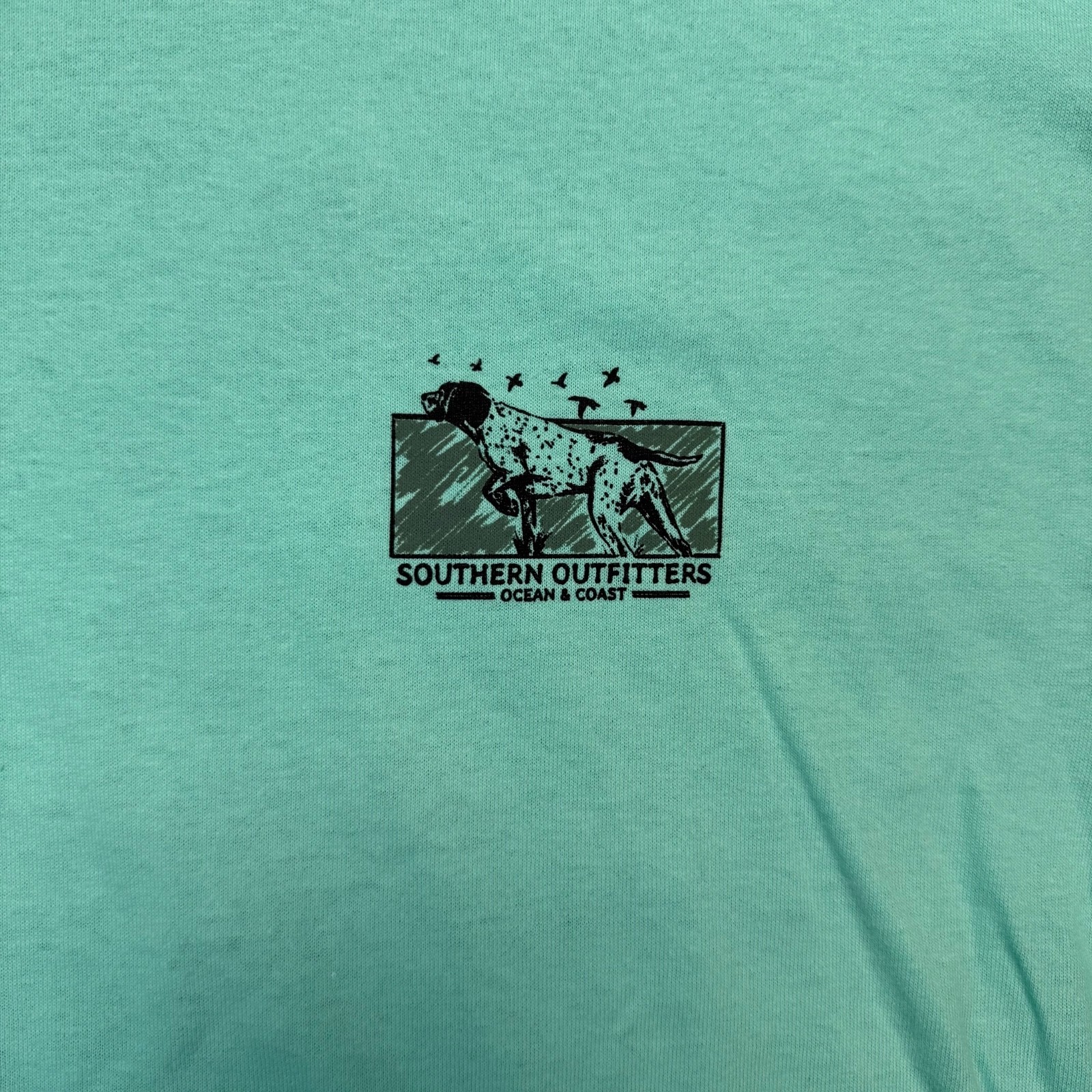 Southern Outfitters Ocean & Coast T-Shirt Mens L Mint Green Short Sleeve gallery