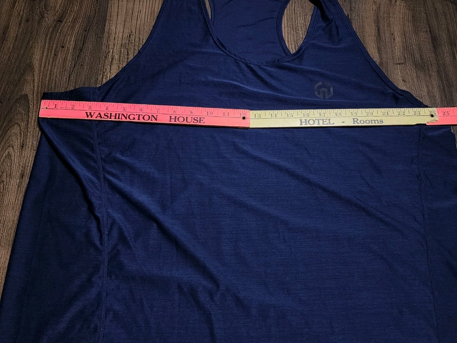 Mens 2XL Neleus Dry Fit Logo Muscle Stringer Tank Top Gym Workout Exercise Navy gallery