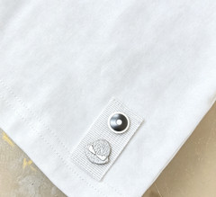 Moncler Men’s White Crew-neck Short-sleeve Shirt L