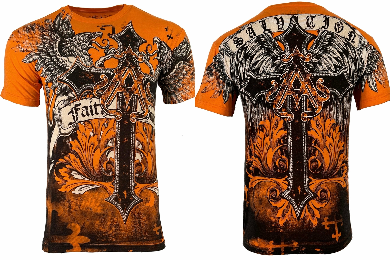 Archaic Affliction Men's T-Shirt WINGED CREATURE Wings Biker S-3XL gallery