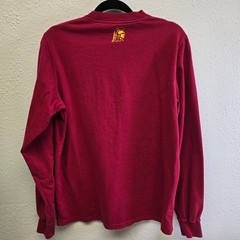 USC Trojans Long Sleeve Tee Red Applique Logo Collegiate NCAA Men’s Large