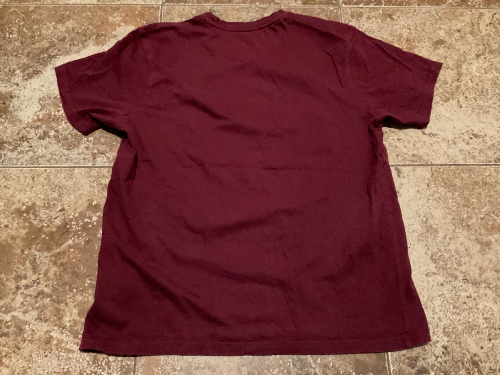 STAPLE PIGEON 1997 VARSITY GRAPHIC T-SHIRT ( MENS LARGE) BURGUNDY PREOWNED gallery