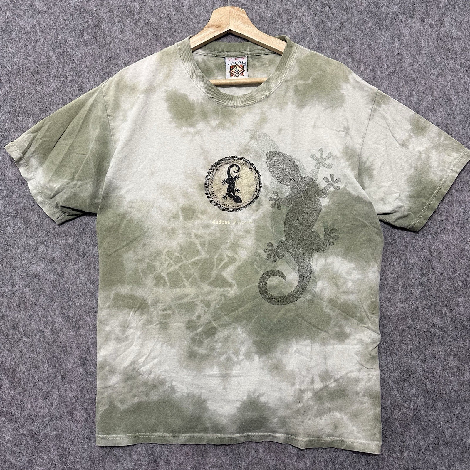 Vintage Yacht Club Animal Nature Tie Dye T Shirt Men’s Sz Large Sedona Arizona