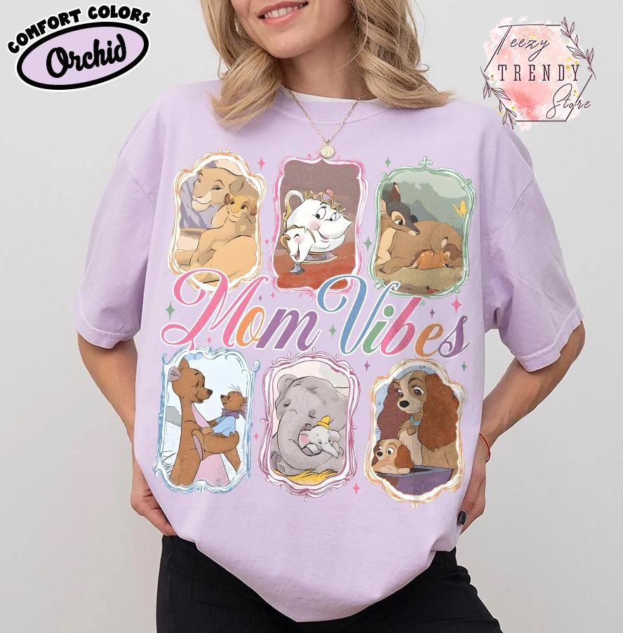 Retro Mom Vibes Shirt, Theme Park Family Trip Tee, Mothers Day Gift gallery