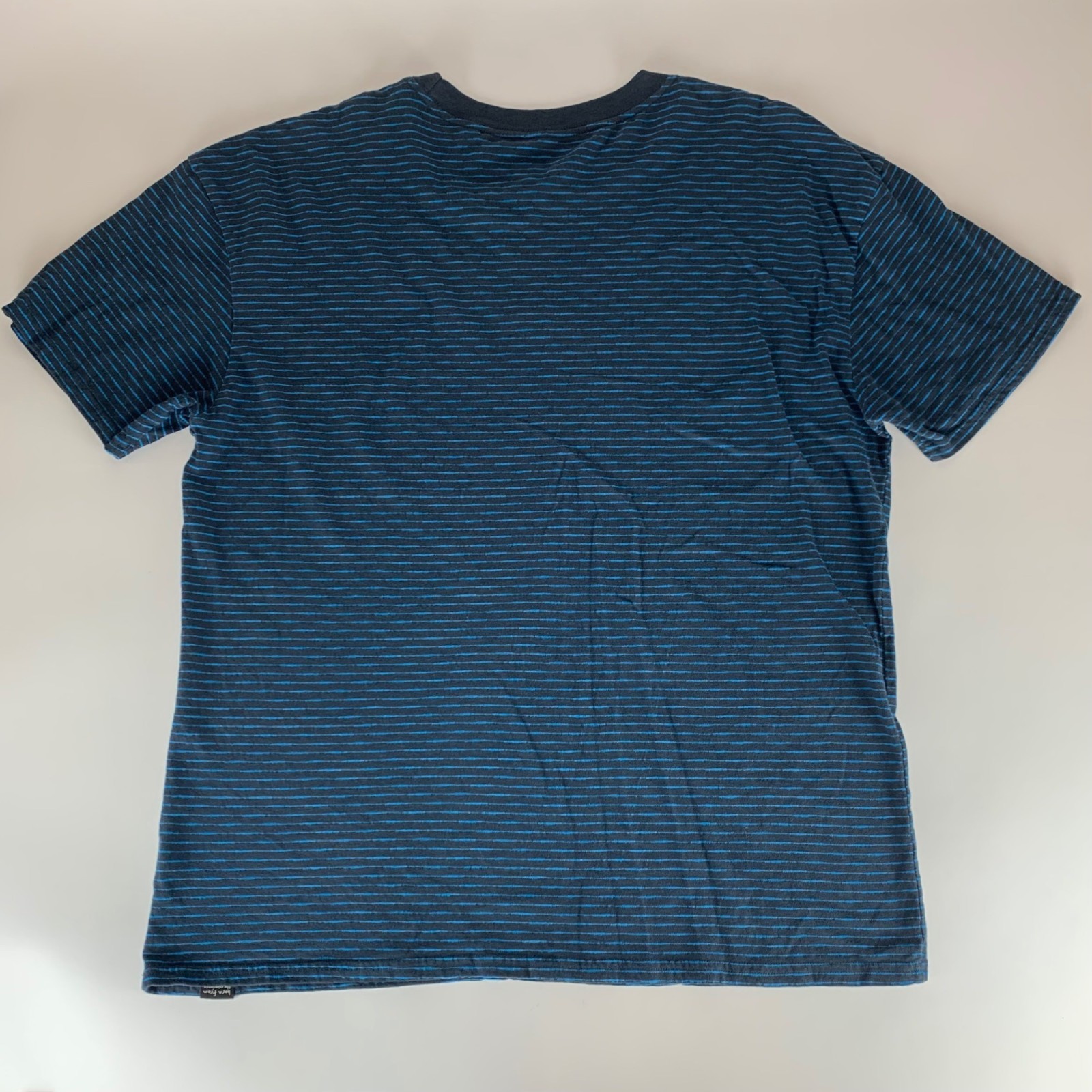 Prana Black Blue Short Sleeve Crewneck Shirt Mens Large gallery