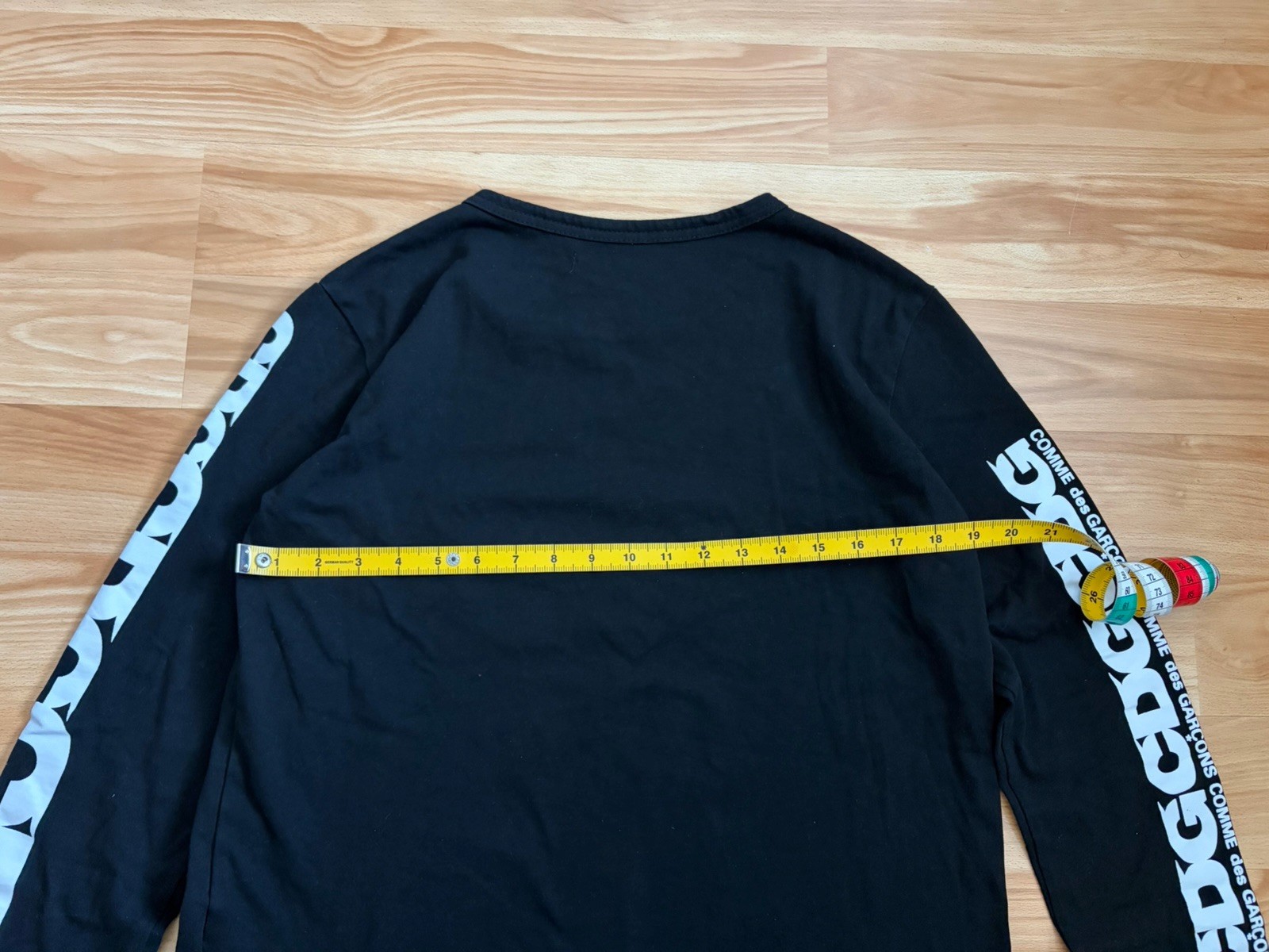 Comme Des Garcons CDG - Black Logo Longsleeve - Small - READ DESCRIPTION gallery