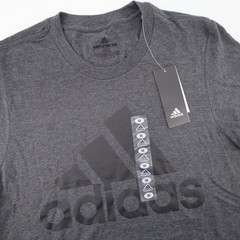 NEW Adidas Amplifier Basic BOS Tee Dark Grey Heather Mens Size Medium Shirt