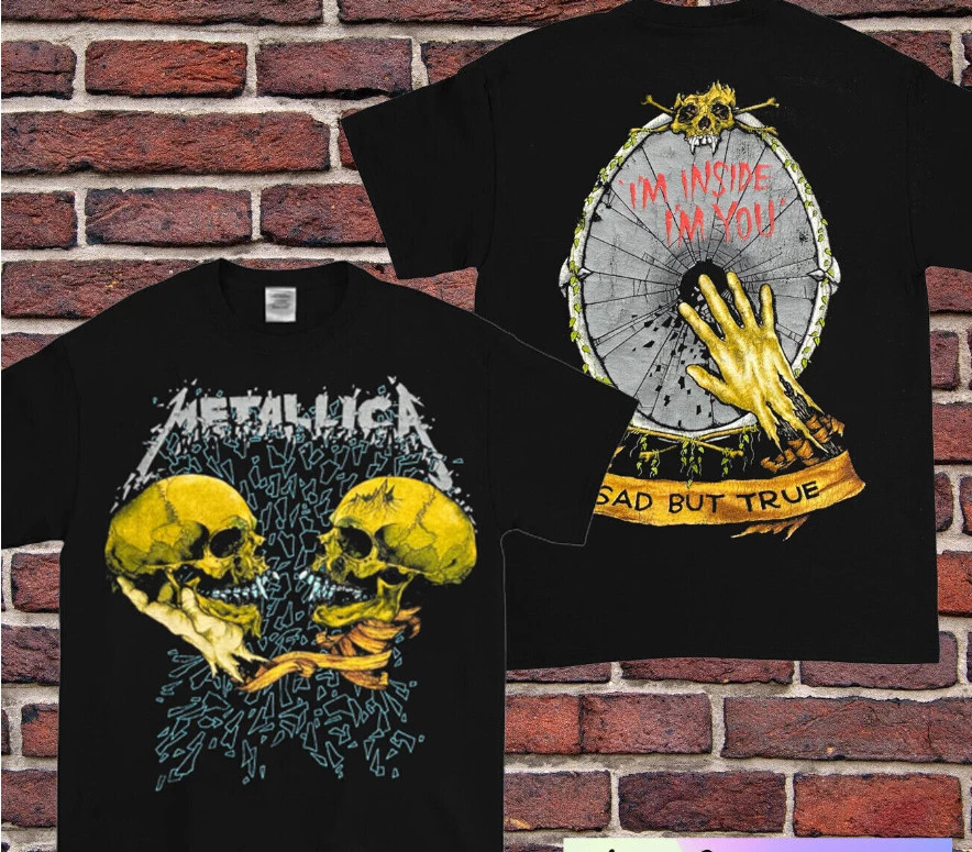 90s Metallica Sad But True T-Shirt Metallica Rock Band Shirt All Size S-5XL