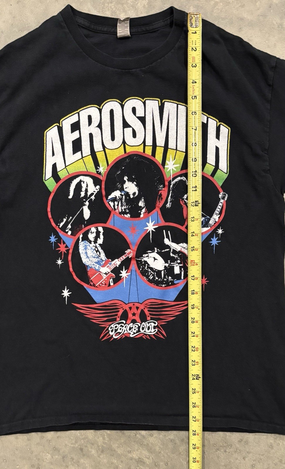 Aerosmith Peace Out Concert T-Shirt Black Size Large Shirt gallery