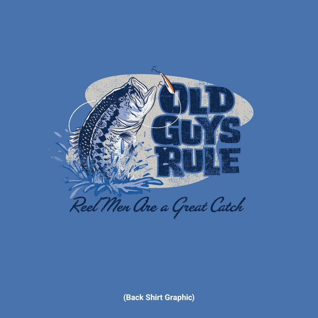 Old Guys Rule "Reel Men Are A Great Catch" T-Shirt, Choose Size gallery