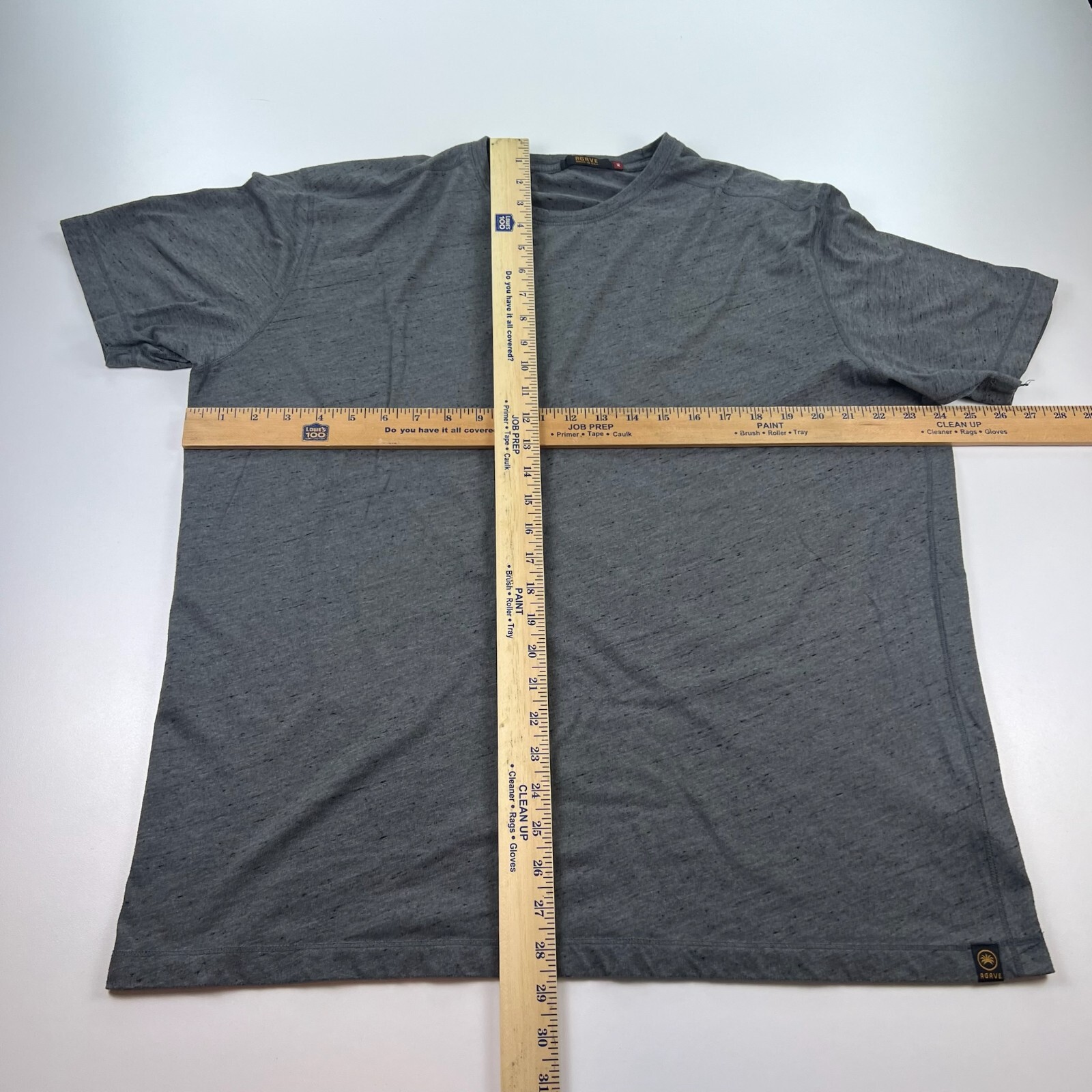 Agave Shirt Mens Large Extra Large XL Gray Crew Neck Standard Fit Preppy gallery