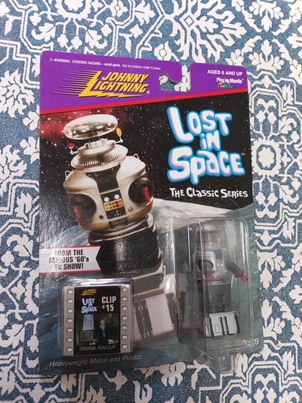 Vintage Johnny Lightning Lost In Space Robot – Robot B-9 with Clip #15