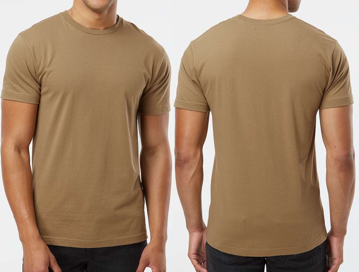 Mens 100% Soft Ringspun COTTON T-Shirt Retail Fit Fine Jersey Tee S-3XL NEW! gallery