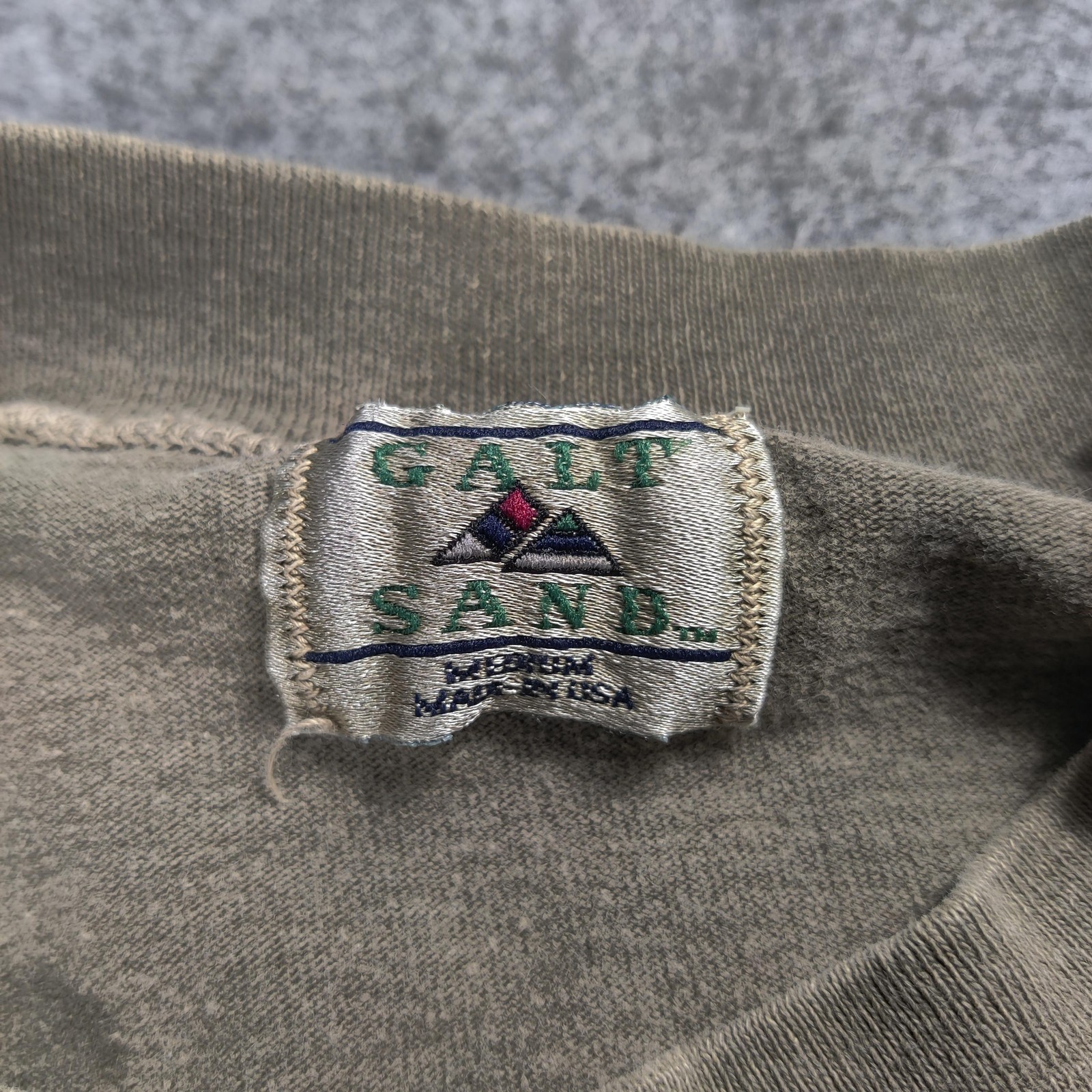 Vtg Galt Sand T-Shirt Men Medium Green Catch And Release Fish Graphic USA 90s gallery