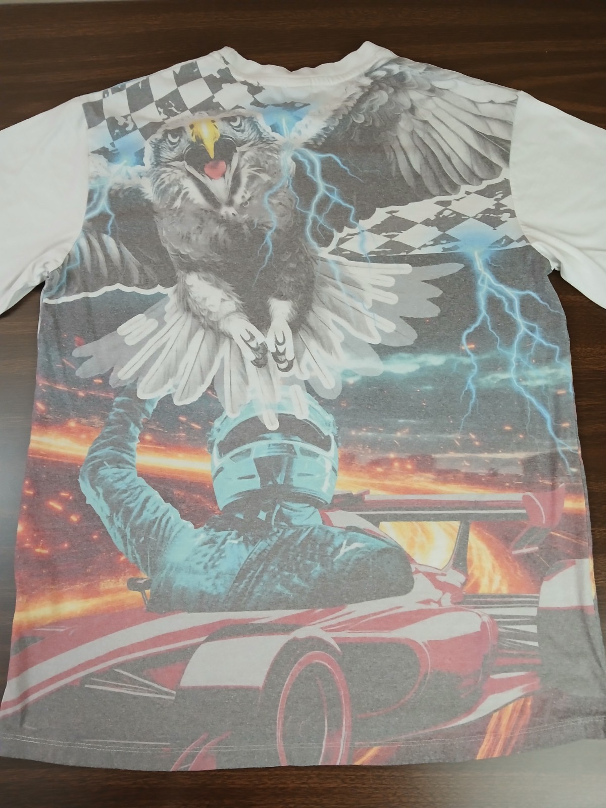 California Speed Racing T-shirt Size Medium Cars American Eagle Double Sided gallery