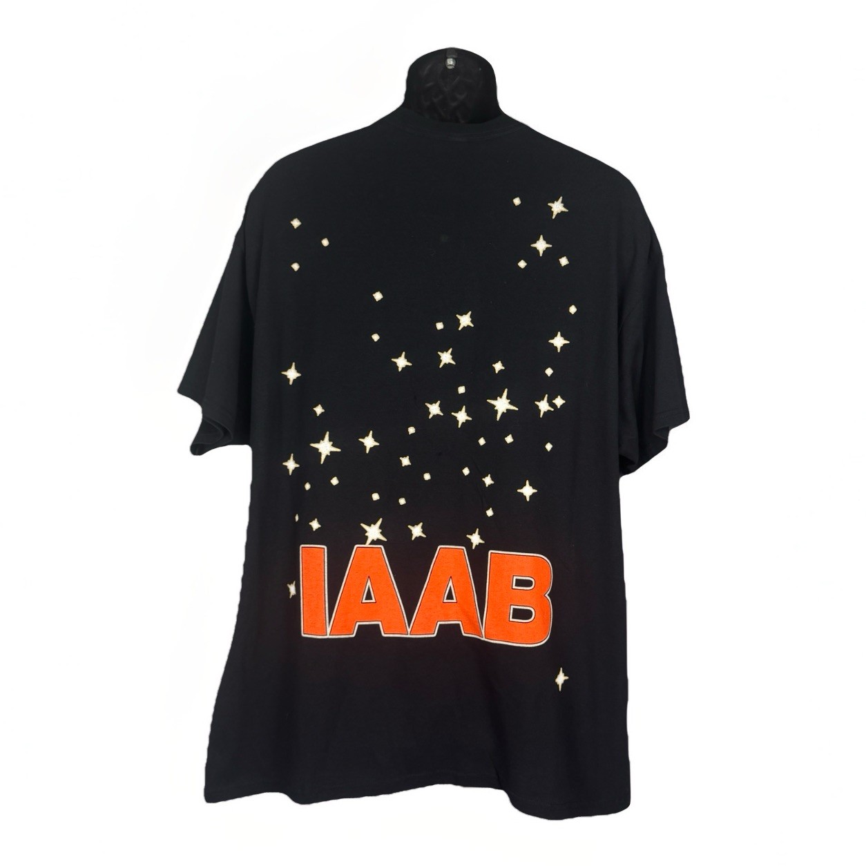 Drake Related It's All A Blur Tour Tee OVO Peter Pan Orange IAAB Black Size XL gallery