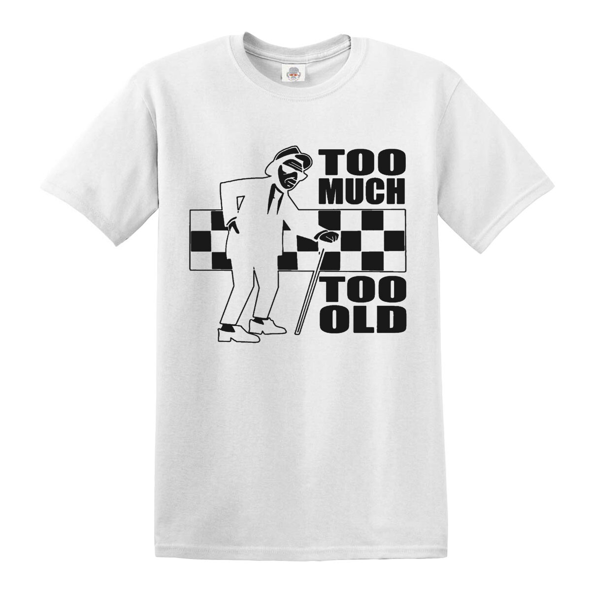 Too Much Too Old T-Shirt Ska 2 Tone Records Music Retro Top Tee gallery