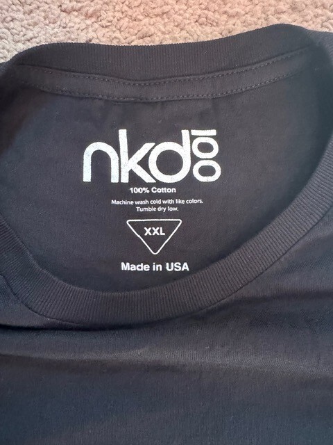 NAKED 100 Brand Logo T-Shirt (Black, 2XL) NEW without Tags gallery
