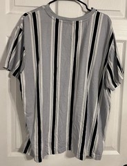 Original Use Men’s Short Sleeve Striped Multicolored Tee Shirt Size Xl Crew Neck