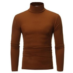 Men’s Long Sleeve Mock Neck Base Layer Shirts Winter Thermal Tops Undershirt
