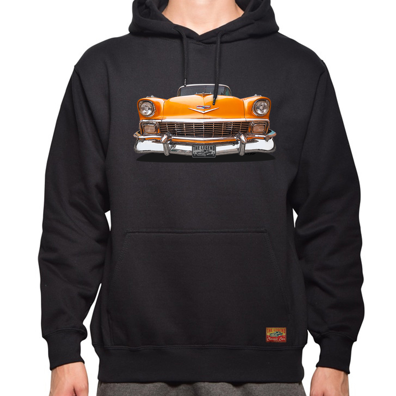 1956 Chevy Bel Air Cassic Car Men's/Unisex Hoodie gallery