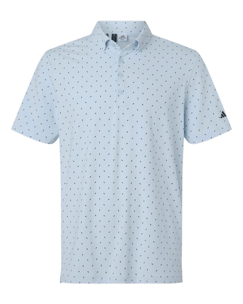ADIDAS Golf Mens Size S-2XL Ultimate365 Micro Print Polo Ultra-Soft Sports Shirt gallery