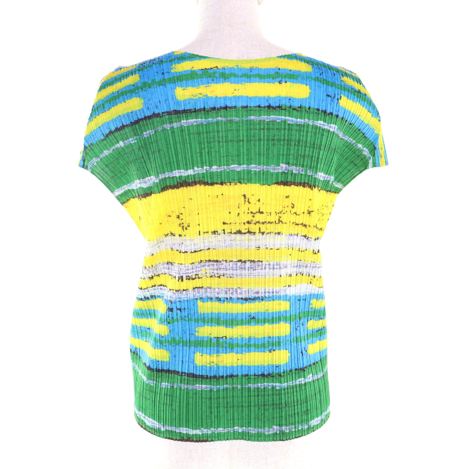 Issey Miyake PLEATS PLEASE PLEATS PLEASE All-over print Polyester T- - DUTY FREE gallery