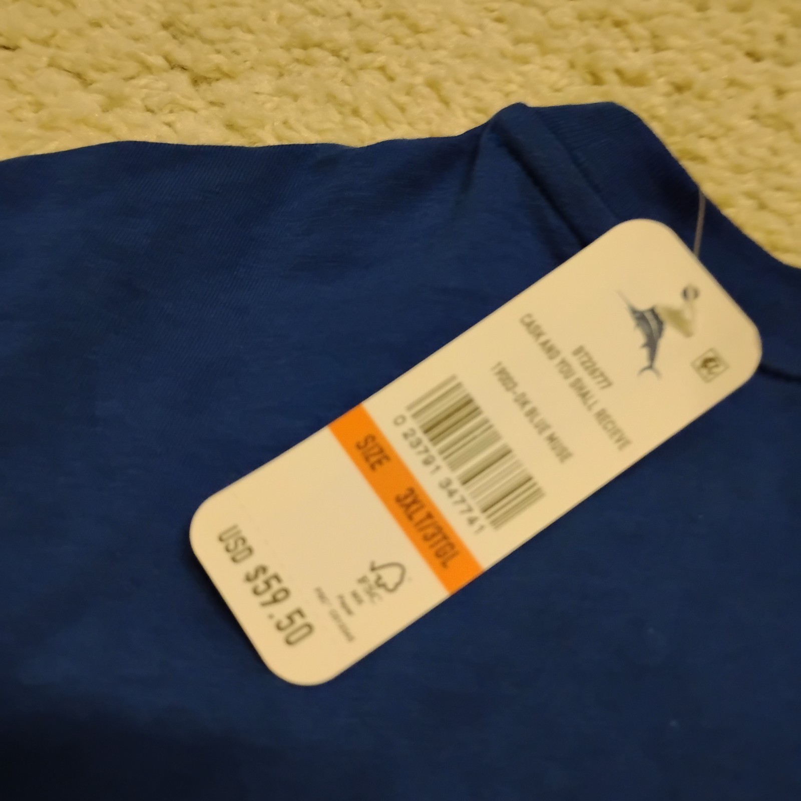 Tommy Bahama Shirt Mens 3XLT Tall Blue Cask Dog Beach Casual Tee Fishing Outdoor gallery