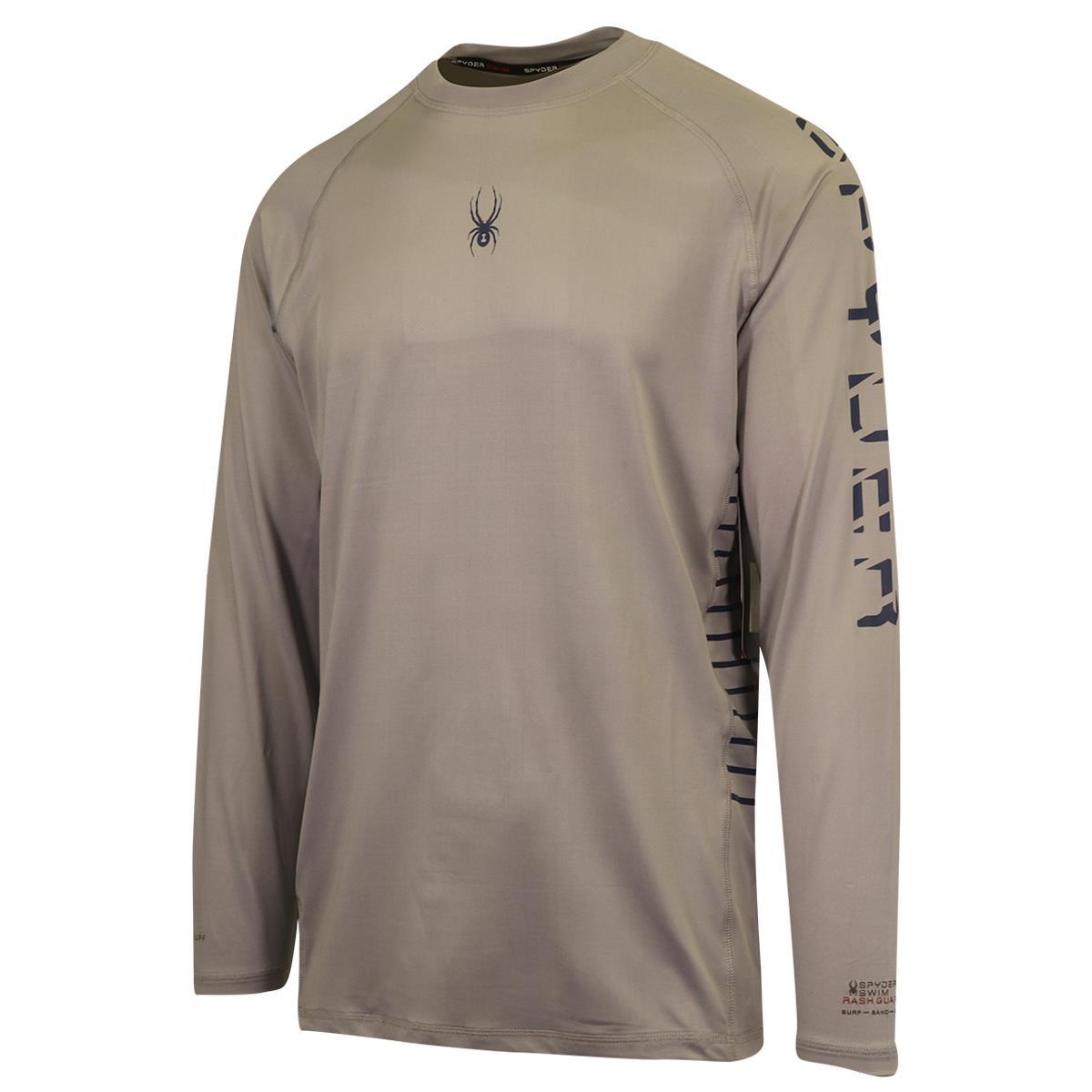 Spyder Men's T-Shirt Grey UPF30+ Rash Guard L/S (S01E) gallery