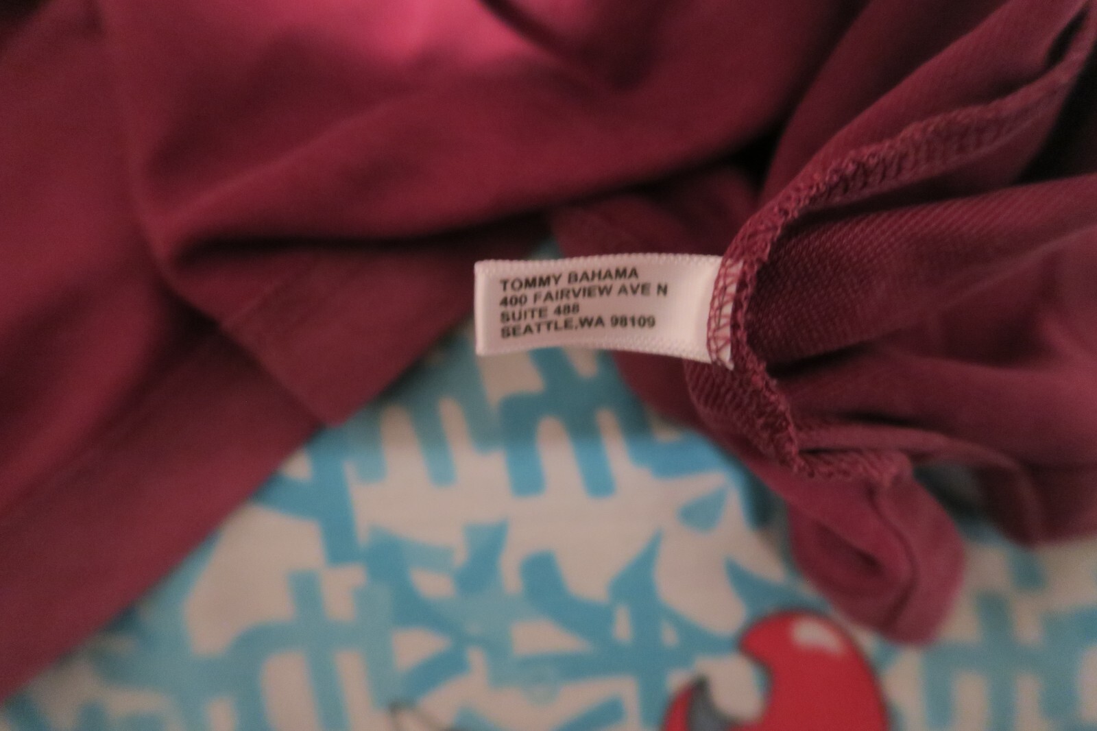 Tommy Bahama Men’s Advised T-Shirt Tencel Lyocell / Polyester Washed Red LARGE gallery