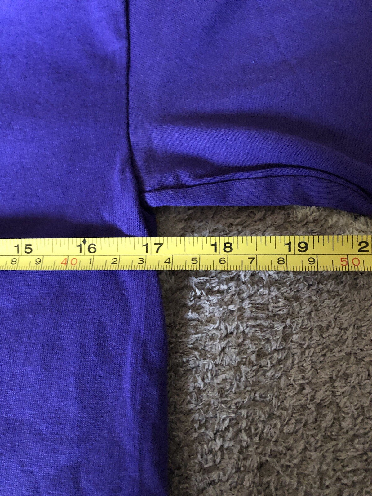 Bulk Lot Of 17 New Champion 100% Cotton T-Shirt T425 Purple Tagless SMALL gallery