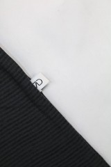 7 Diamonds Mens Core Crew Neck StripedTee Charcoal L 4-Way Stretch Quick Dry