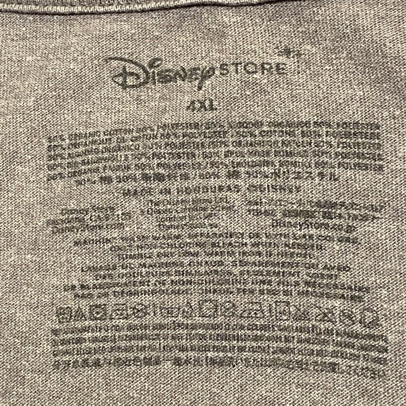 Disney Mickey Mouse Retro Vintage Style Graphic Acid Wash Gray T-Shirt Mens 4X gallery