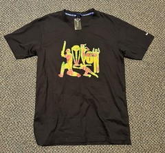 Six Rings SXKRNS Sri Lanka Cricket Graphic T-Shirt Mens Large Black NWT