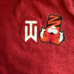 Nike Men’s Medium Tiger Woods Golf T-Shirt Red Allover Tiger Print