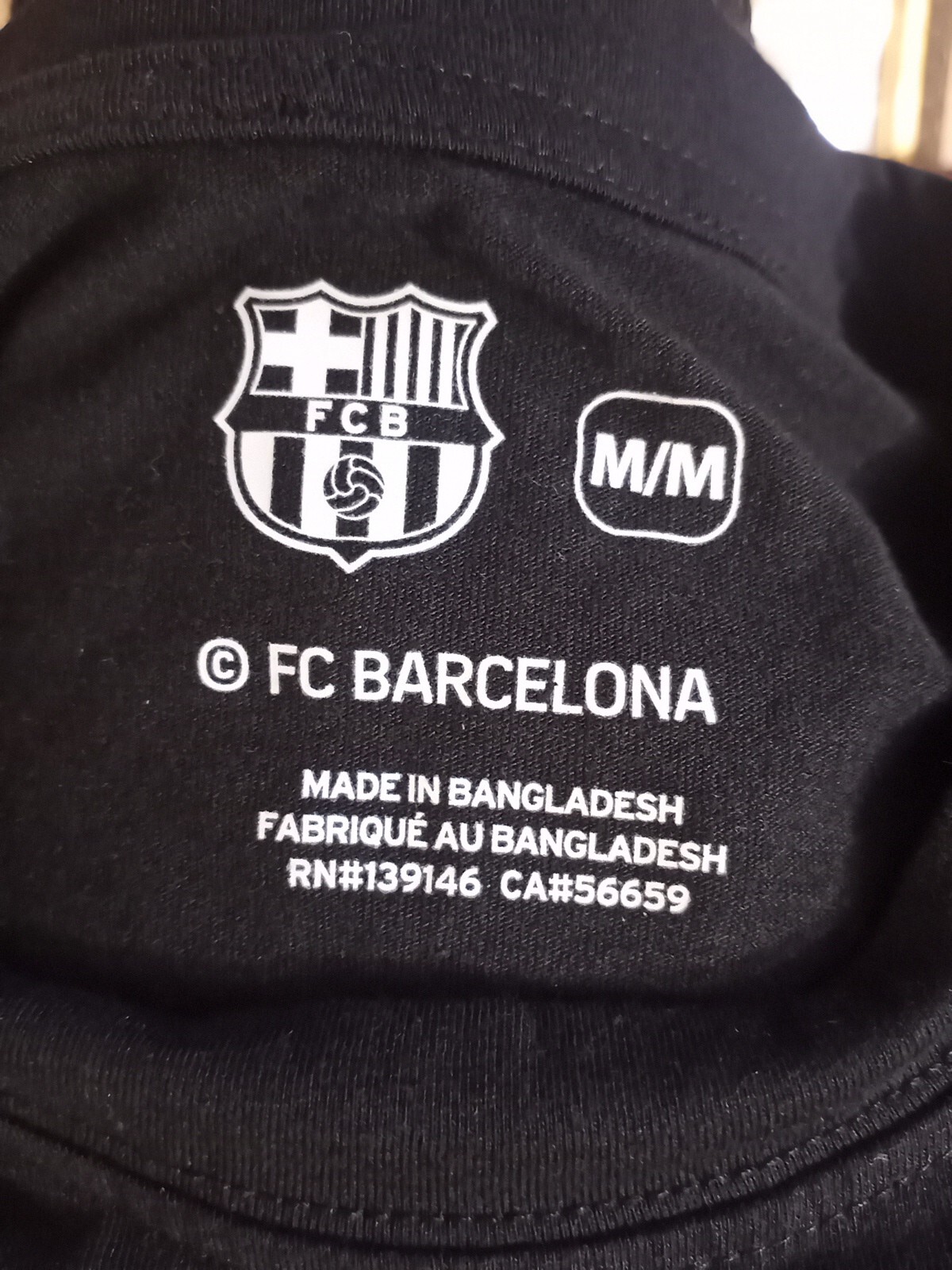 FC Barcelona Soccer Fifa Cup Jersey Tank Top, Men's Medium Black New With Tags gallery