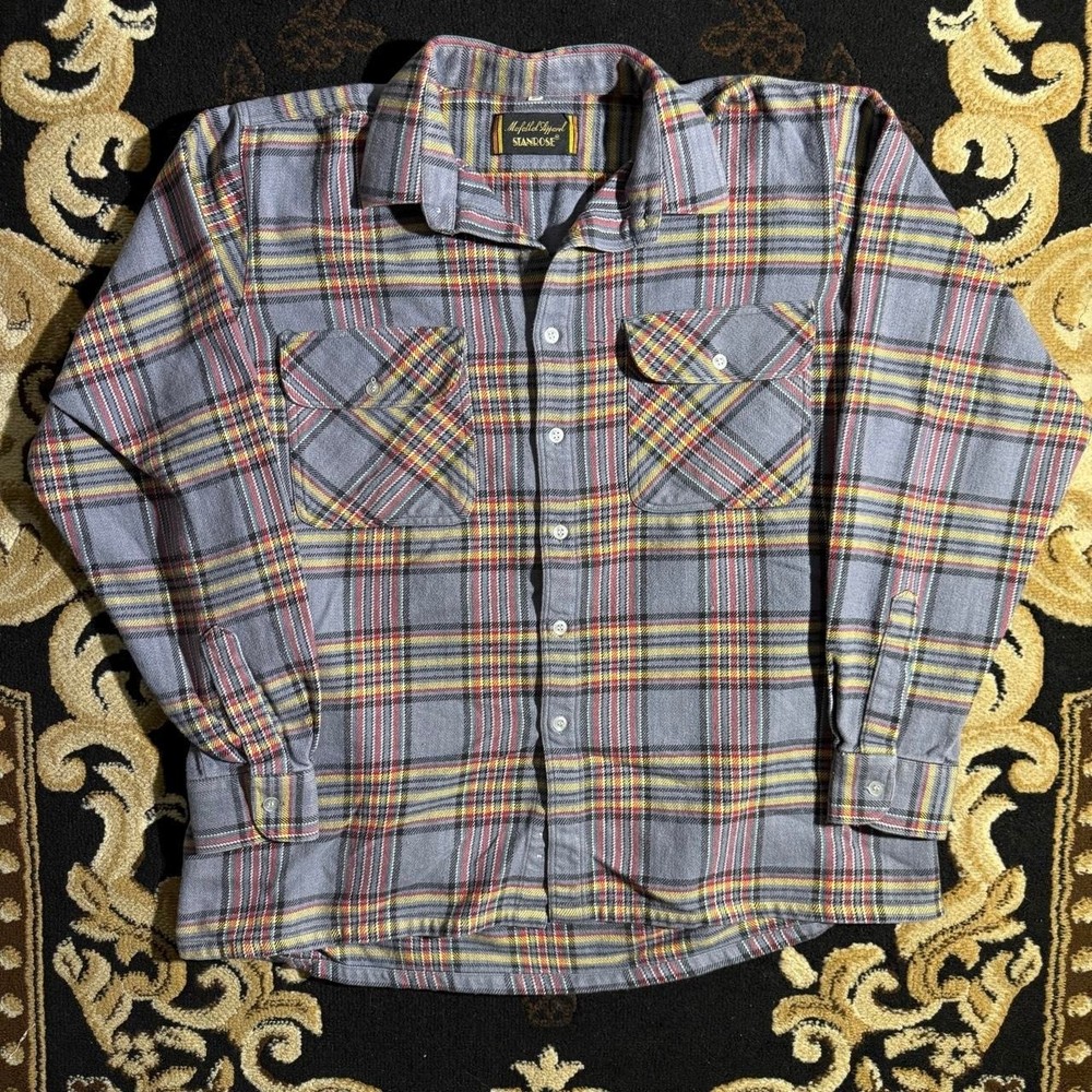 Vintage Plaid flannel ‘Stanrose’ button up