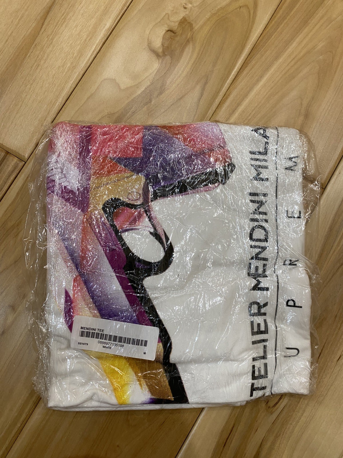 Supreme Mendini Tee White Size M New 100% Authentic SS16 gallery