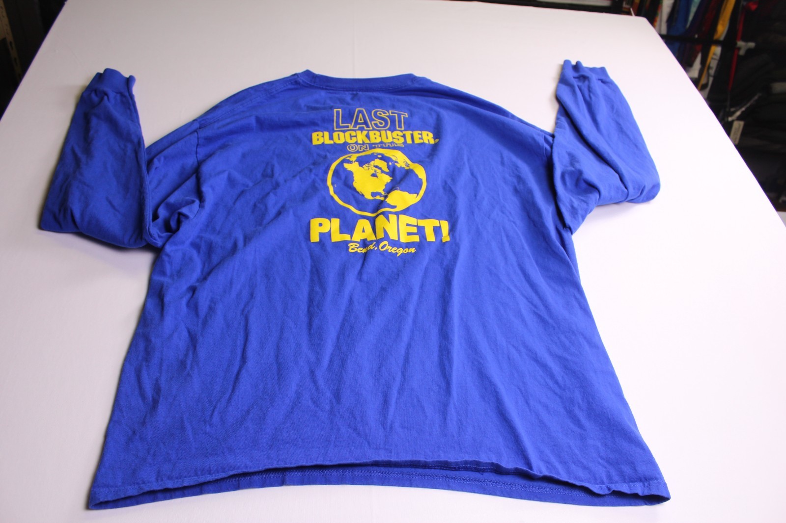 Official Last Blockbuster On The Planet Blue Shirt Bend Oregon Men's X-Large gallery